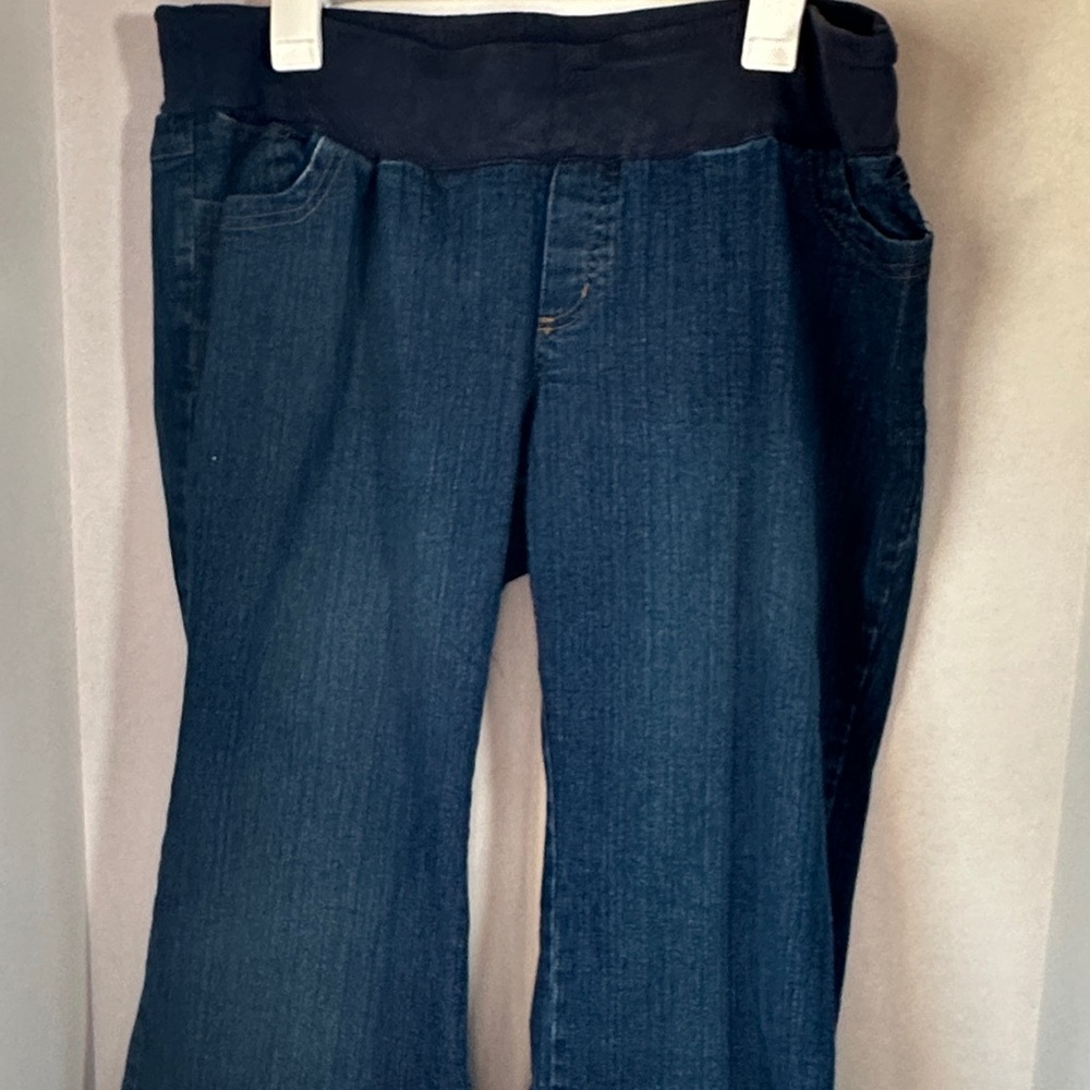 Oh! Mamma blue jeans size large maternity